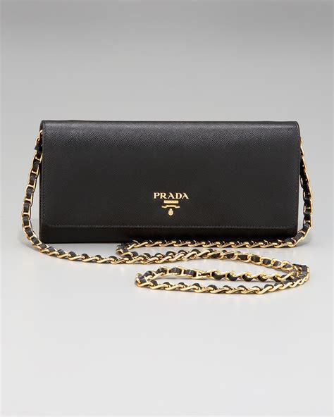 prada coin purse chain wallet|Prada wallet black woman.